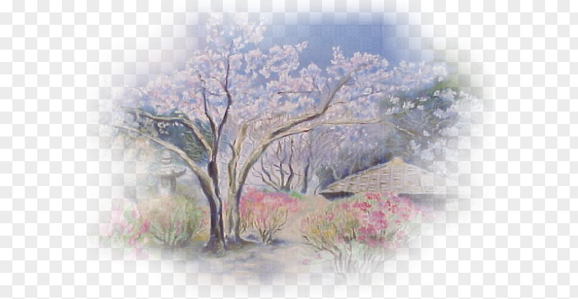 Japan Japanese Garden Drawing Landscape Painting PNG