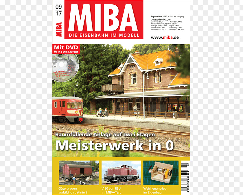 Miba! Railroad Magazine Rail Transport Eisenbahn Kurier Schweizer Eisenbahn-Revue PNG