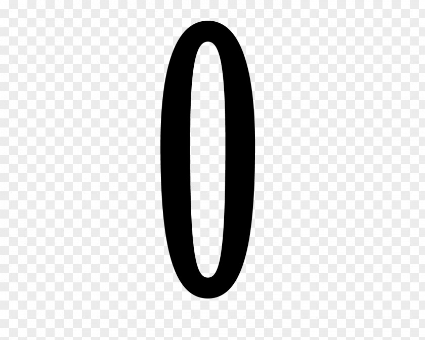 Number 0 Line Circle Symbol PNG