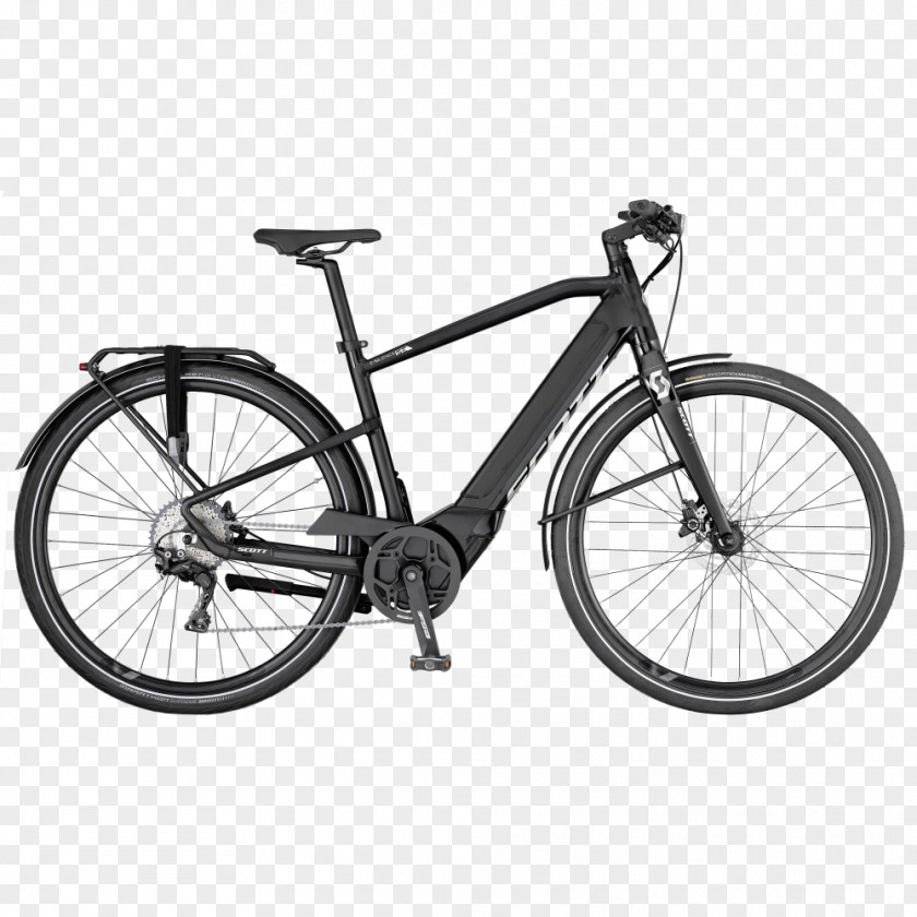 Bicycle Electric Scott Sports Hybrid Commuting PNG