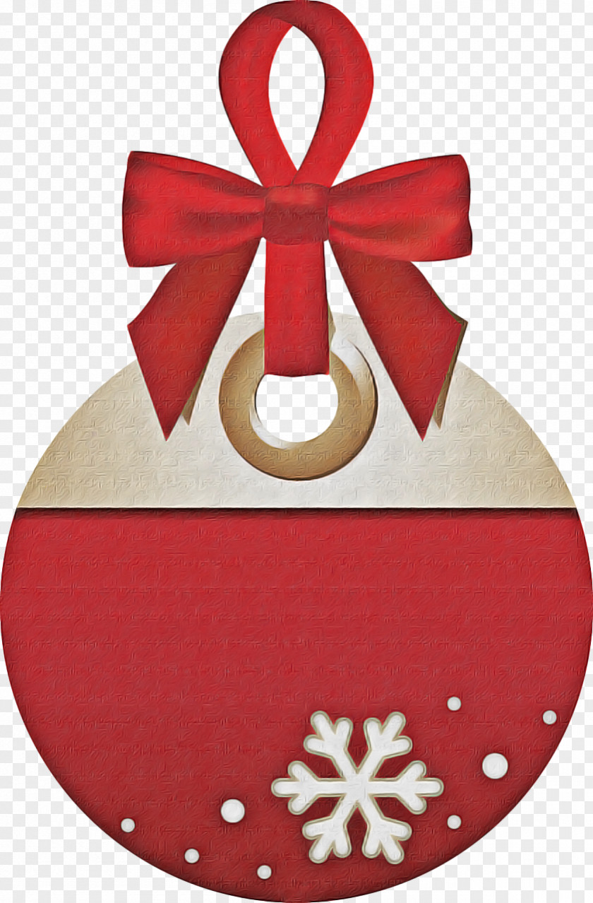 Christmas Decoration Red Ribbon PNG