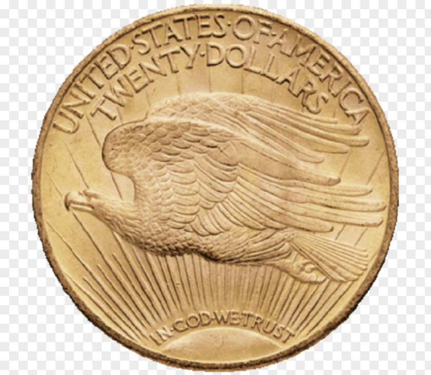 Coin Gold United States Twenty-dollar Bill Dollar PNG