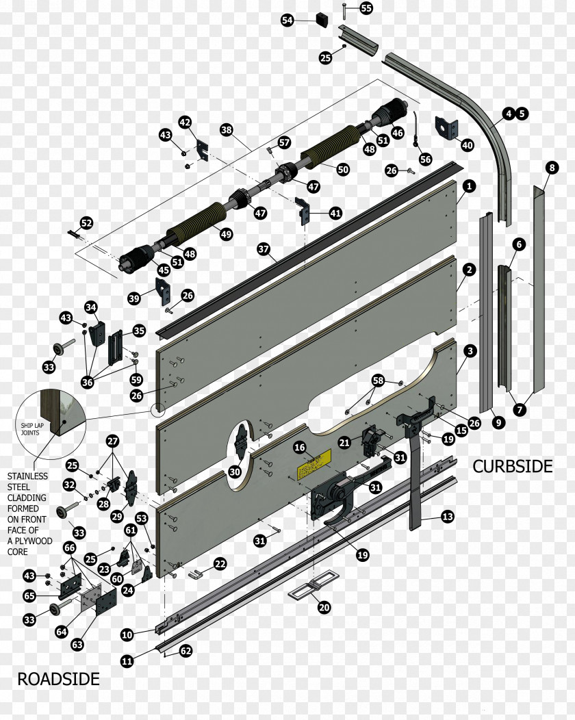 Completed Seal Whiting Door Manufacturing, Corp. Lock PNG