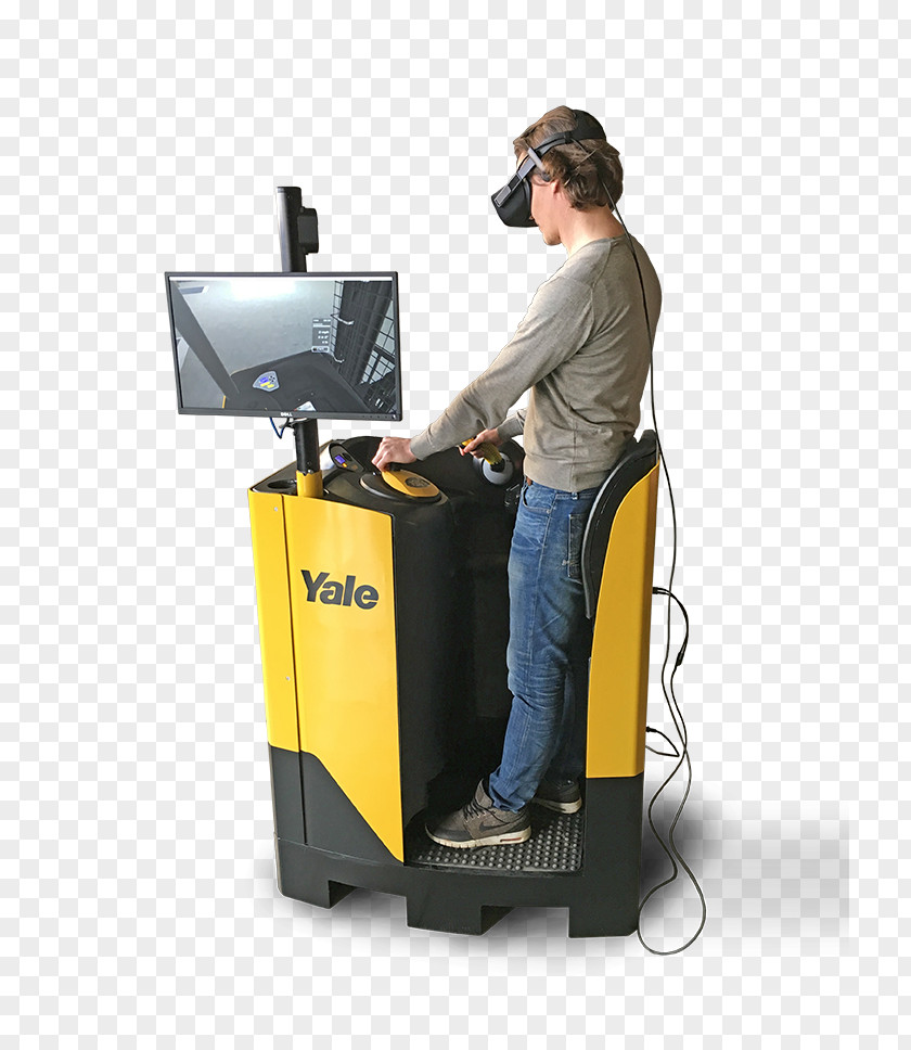 Forklift Operator Simulation Training Virtual Reality PNG