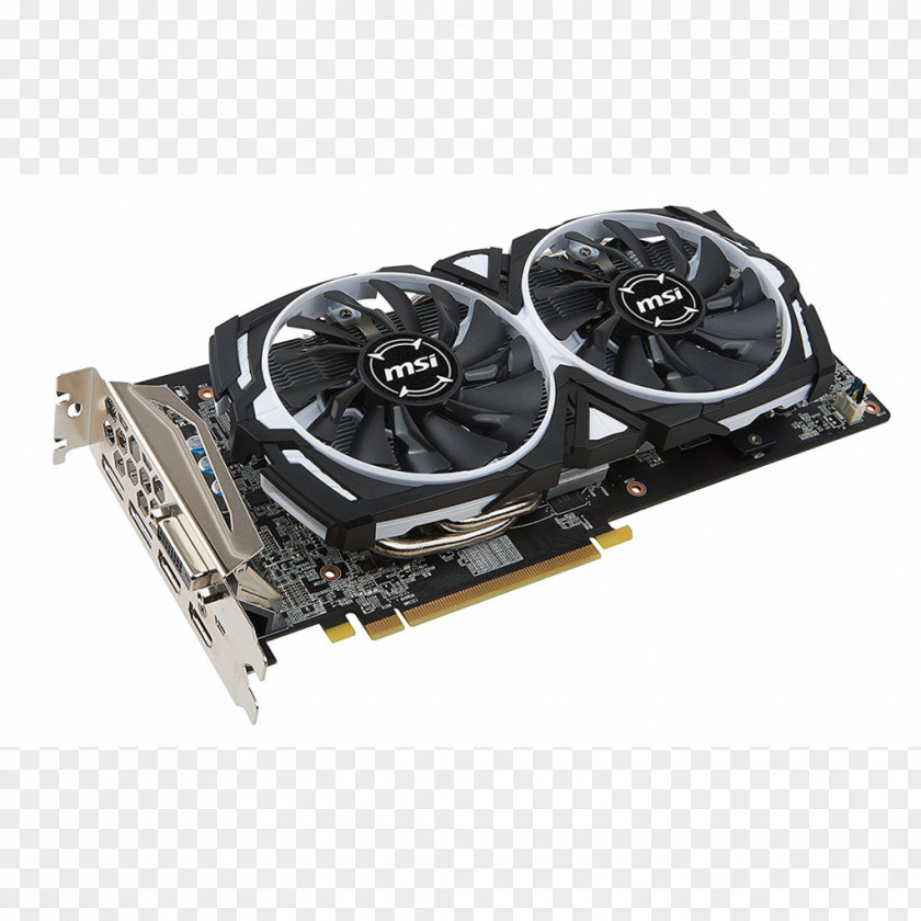 Graphics Cards & Video Adapters AMD Radeon RX 580 480 GDDR5 SDRAM PNG