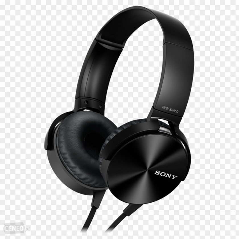 Headphones Noise-cancelling Sony XB450AP EXTRA BASS MDR-XB450 PNG