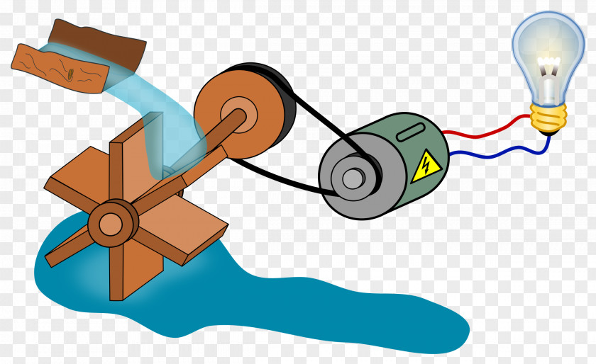 Power Plants Water Wheel Hydroelectricity Clip Art PNG