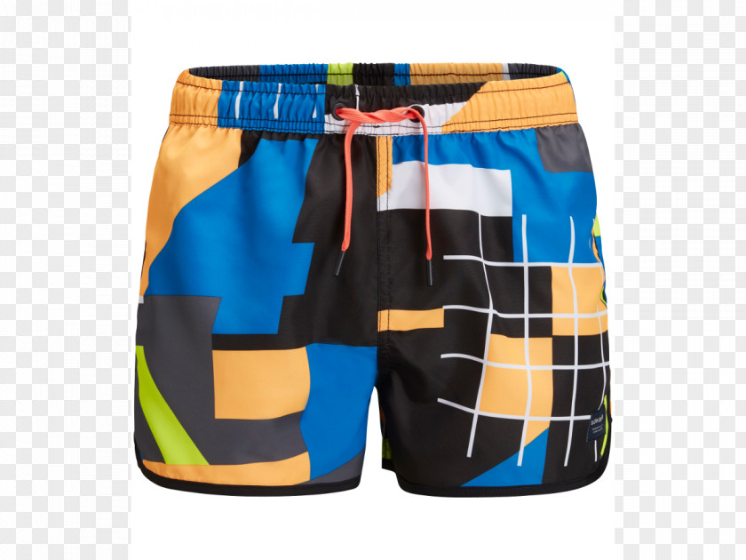 Watercolor Multi-color Swim Briefs Swimsuit Trunks Calvin Klein Pants PNG