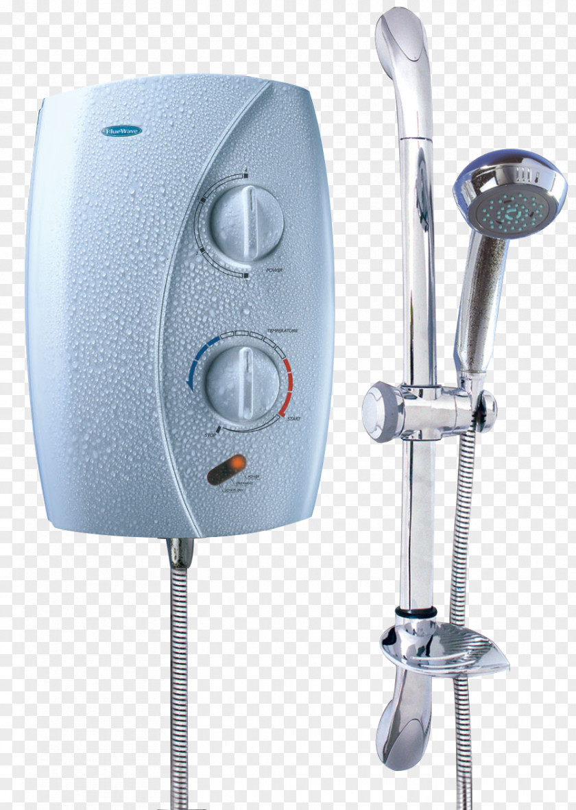 Shower Tap Tankless Water Heating Electric PNG