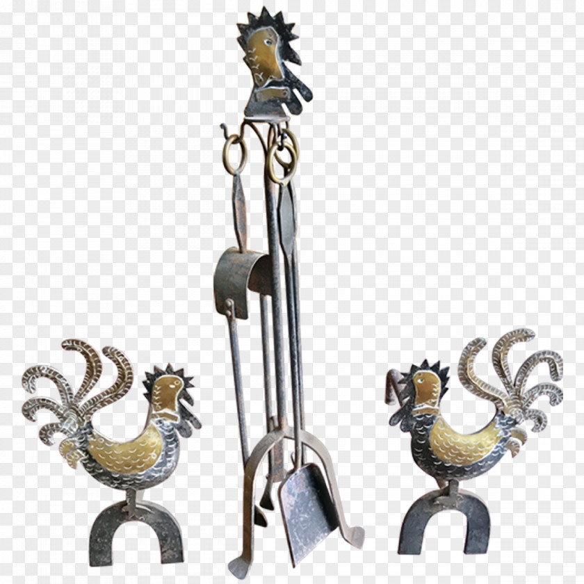 Ceramic Three-piece Andiron Fireplace Metal Viyet Furniture PNG