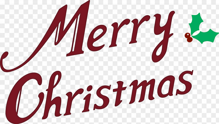 Christmas Fonts Merry PNG