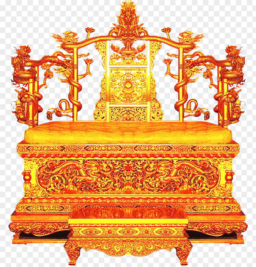 Forbidden City Emperor Of China Dragon Throne Chinese PNG