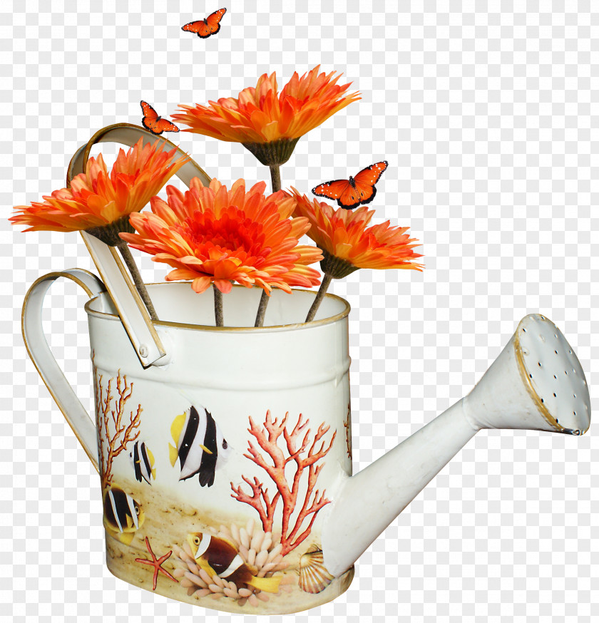 Kettle Filled With Flowers Vacation Ansichtkaart Recreation PNG