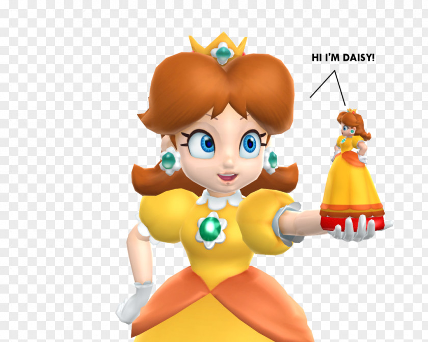 Luigi Amiibo Princess Daisy Peach Art PNG