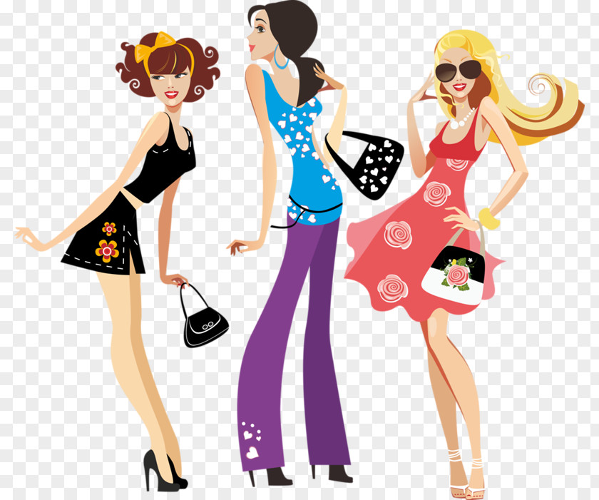 Model Fashion Design Clip Art PNG