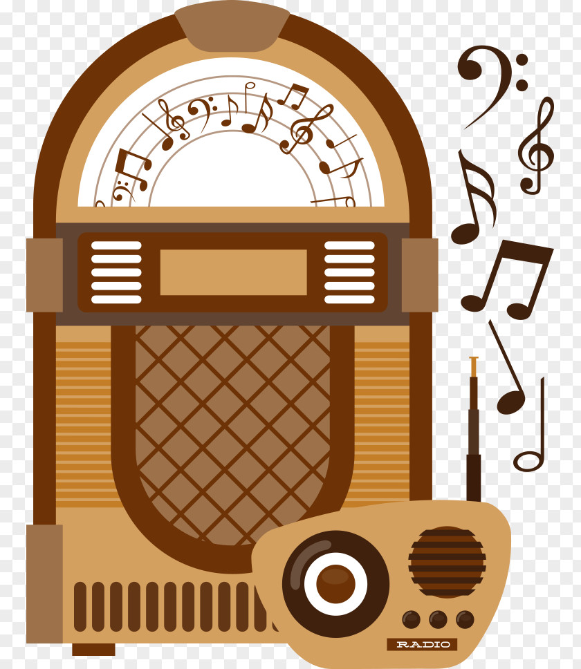Vector Radio With Recorder Jukebox Stock Photography Icon PNG
