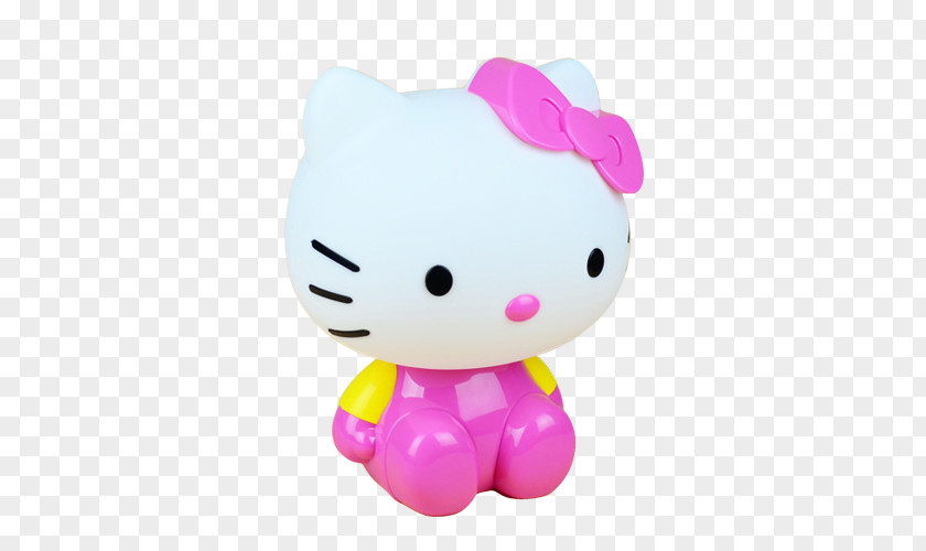 Hello Kitty Garden Table Lamp Incandescent Light Bulb PNG