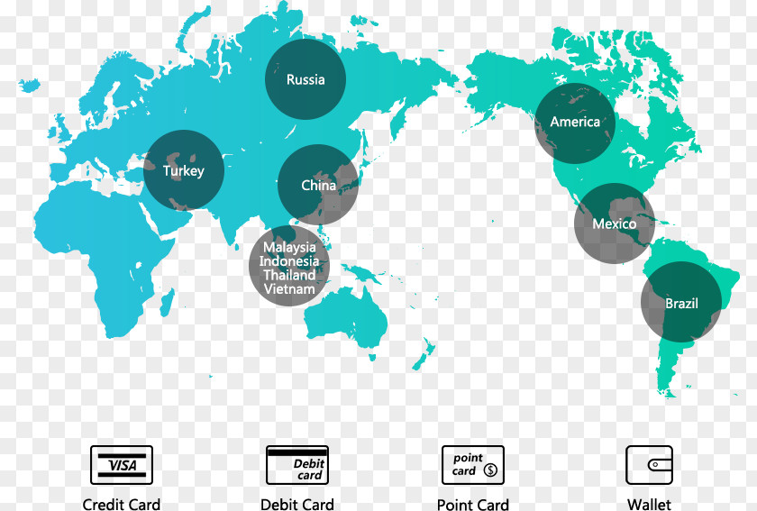 Mobile Pay Early World Maps Globe PNG