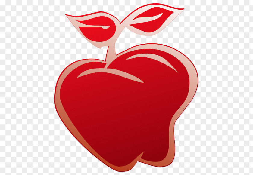 Symbol Carmine Love Heart PNG