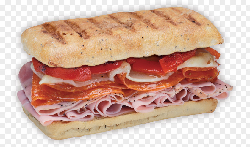 Sandwich Ham And Cheese Panini Salami Muffuletta Submarine PNG
