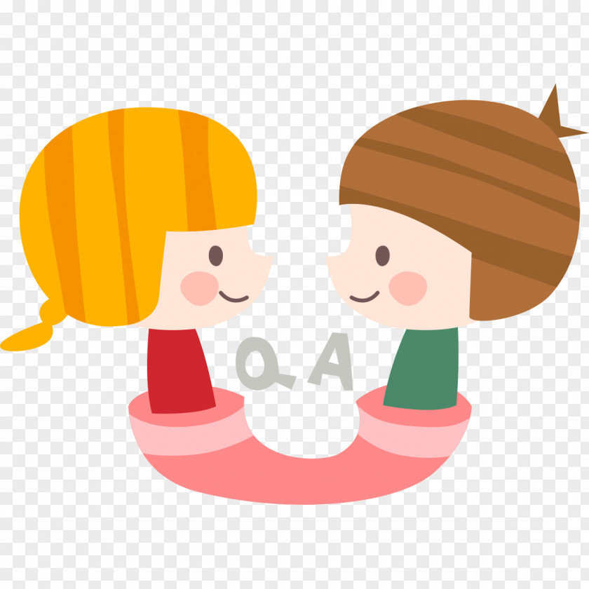 Cartoon Cute Couple Drawing PNG