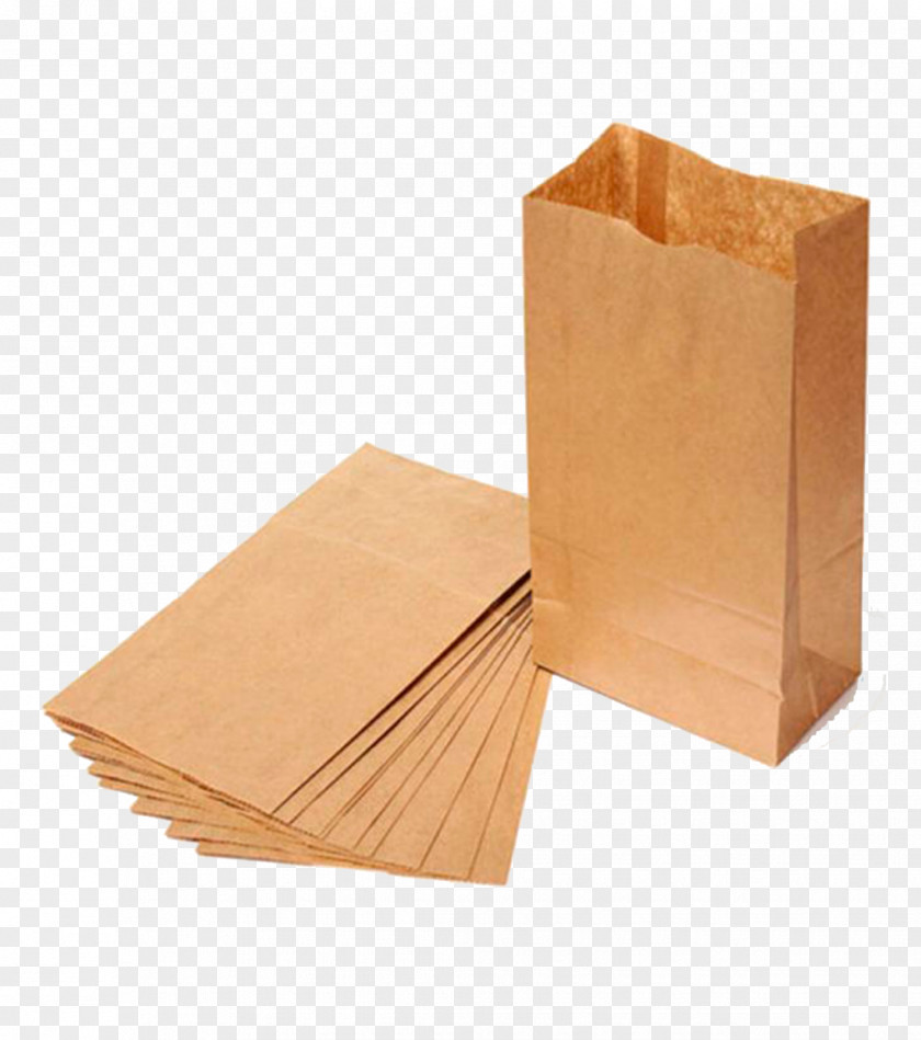 Kraft Paper Bag Lunchbox Packaging And Labeling PNG