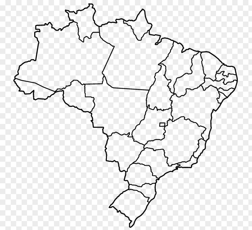 Map Regions Of Brazil Vector United States PNG