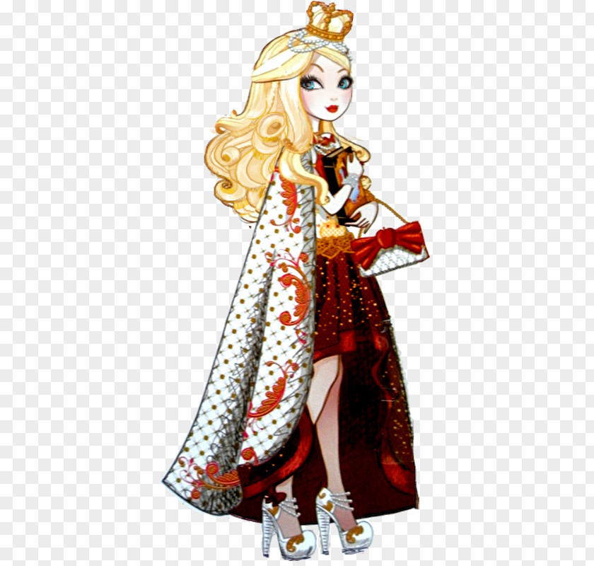 Queen Ever After High Legacy Day Apple White Doll Monster PNG