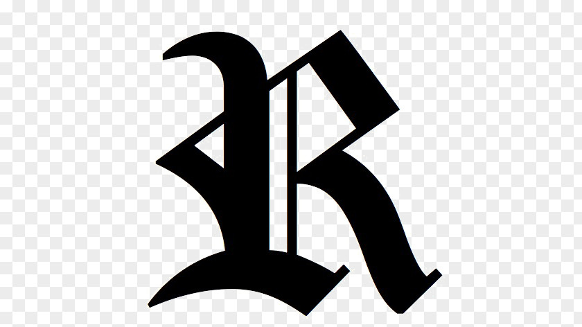 R Name Pic Old English Latin Alphabet PNG