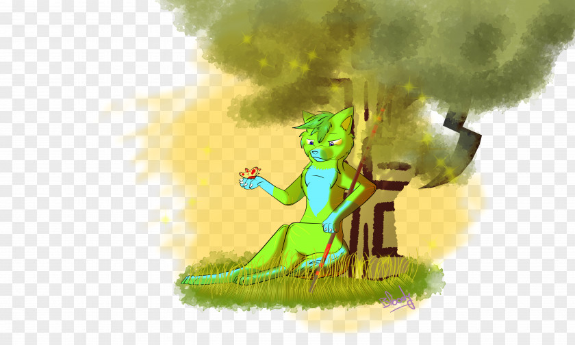 Afternoon Cartoon Desktop Wallpaper Tree PNG