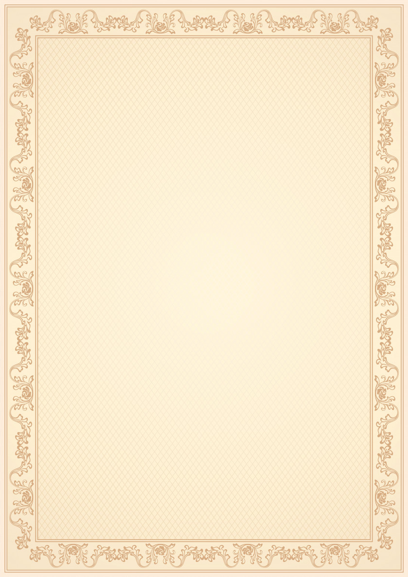 Certificate Empty Template Clip Art Image Picture Frame Text Brown Rectangle Pattern PNG