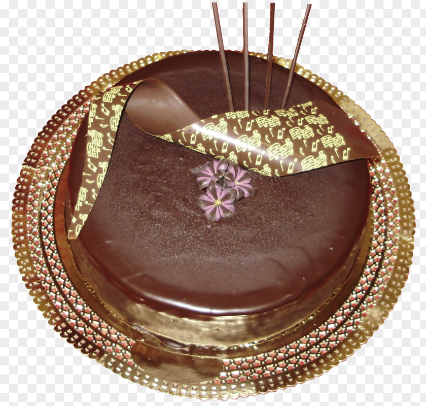 Chocolate Cake Sachertorte Ganache Truffle Praline PNG
