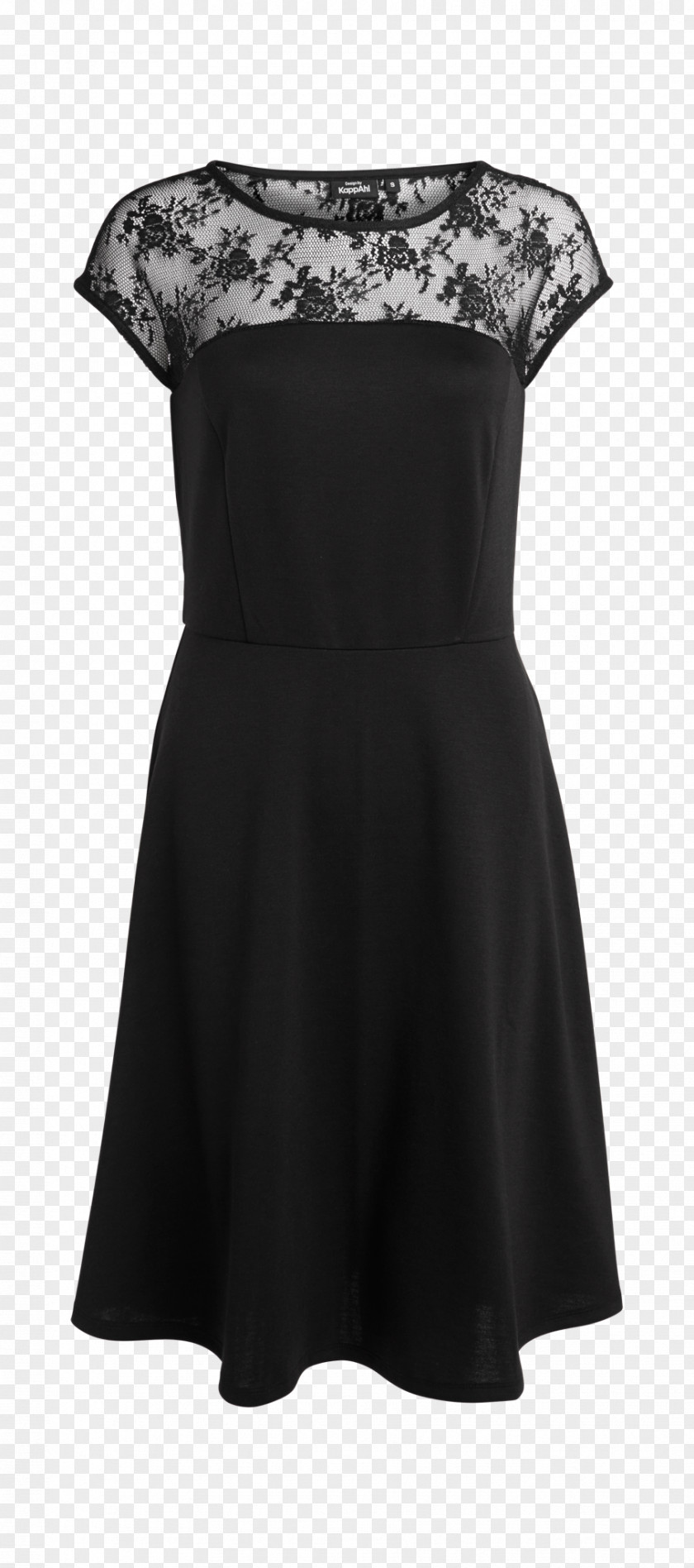 Dress Little Black Shoulder Sleeve M PNG