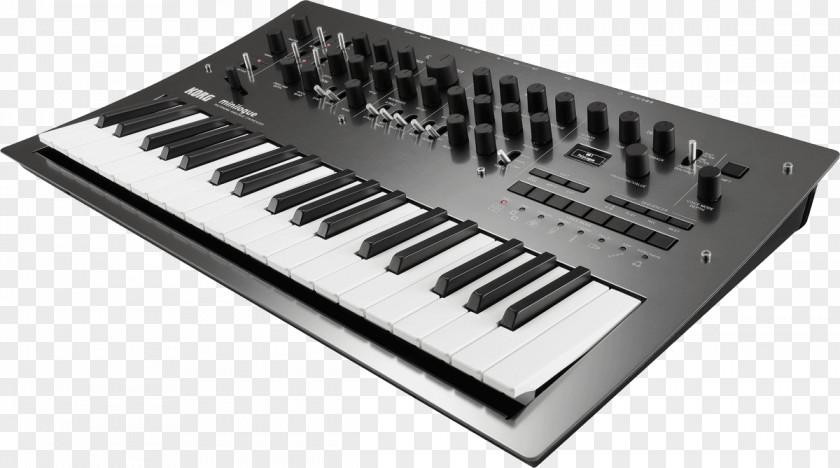 Digital Piano Analog Synthesizer Korg Minilogue Sound Synthesizers PNG