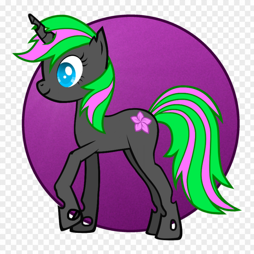 Post It Horse Pony Green Art PNG