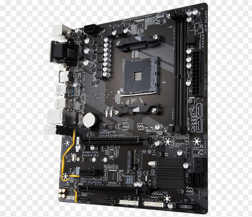 Socket Am4 Gigabyte GA-AB350M-HD3 AMD B350 AM4 Motherboard MicroATX GIGABYTE GA-AB350M-Gaming 3 PNG