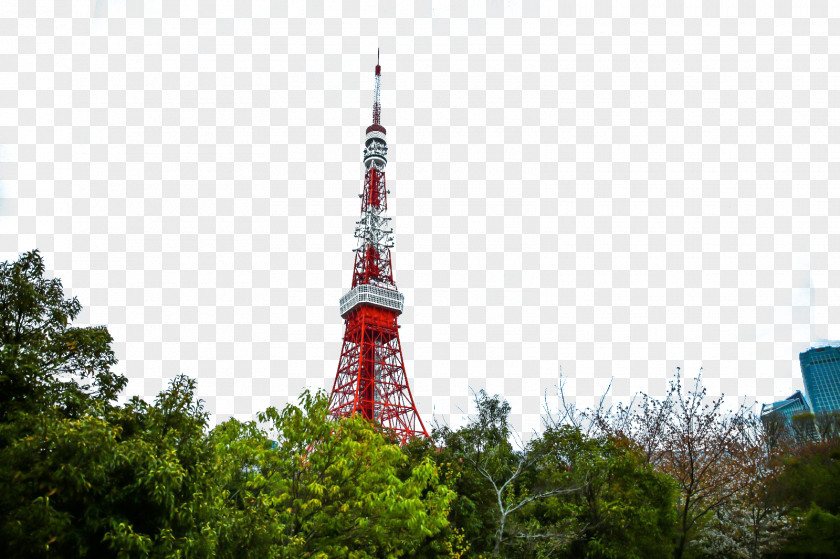 Tokyo Tower Scenery Odaiba Skytree PNG