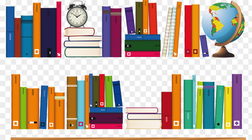 A Row Of Books Book PNG