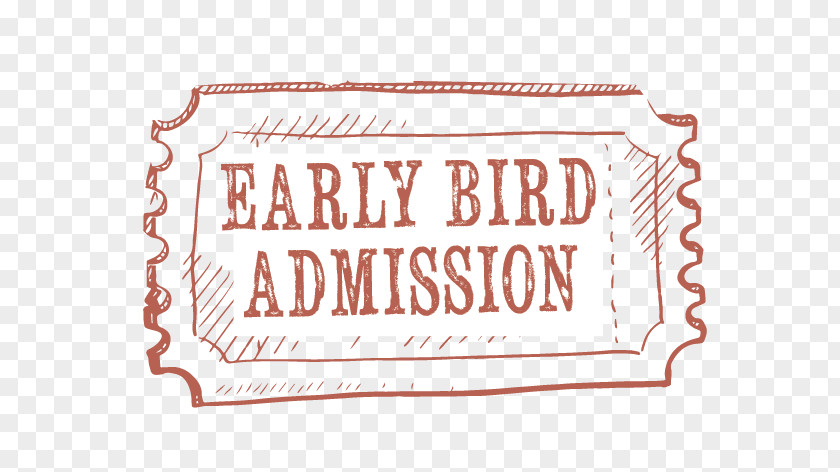 Admission Ticket Cattle Logo Brand Linen Font PNG