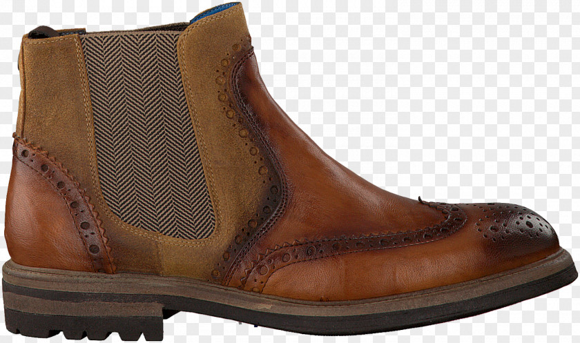 Cognac Shoe Chelsea Boot Leather Brown PNG