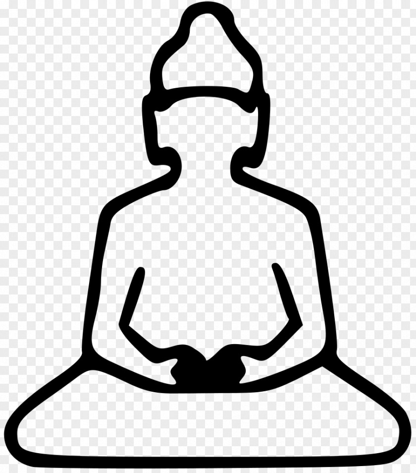 Drawing Of Buddha Stencil Buddhism Clip Art Vector Graphics Dharmachakra PNG