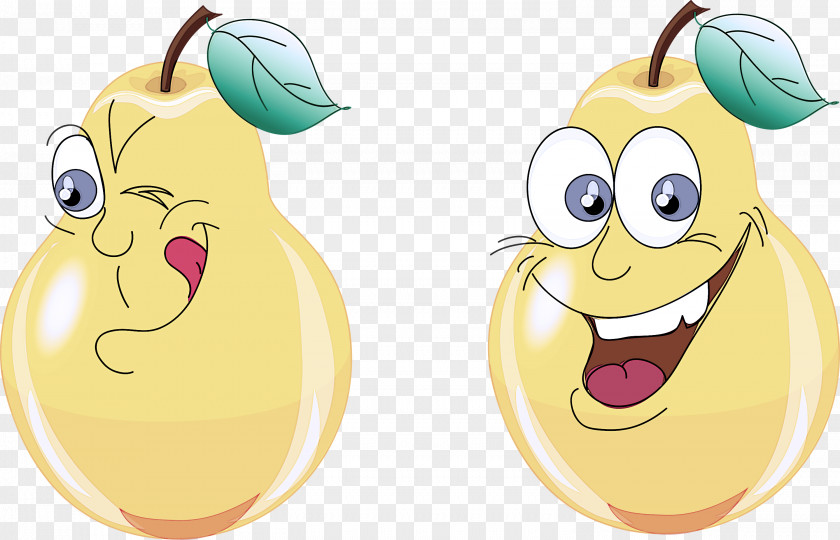 Finger Animation Cartoon Yellow Nose Pear Animated PNG