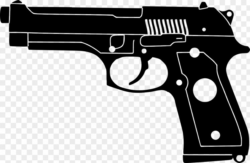 Handgun Beretta M9 92 Firearm 9×19mm Parabellum PNG