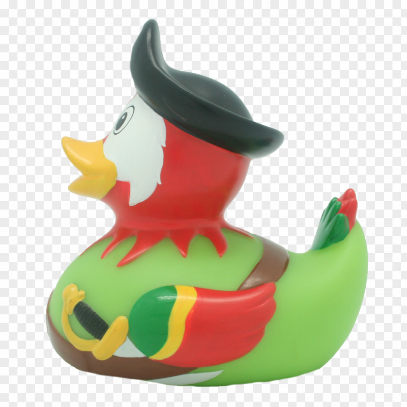 Pirate Parrot Rubber Duck Toy Piracy Amazonetta PNG