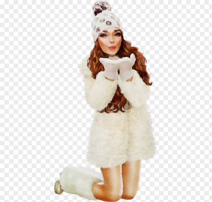 Textile Dress Fur Clothing White Skin PNG