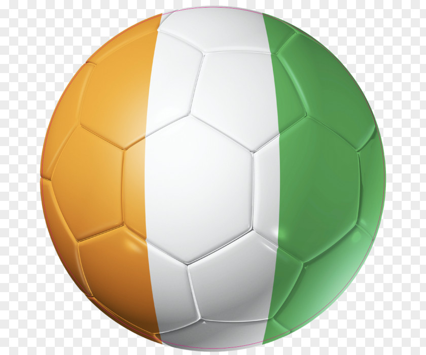 Ballon Foot Ivory Coast National Football Team France 2018 FIFA World Cup Flag PNG