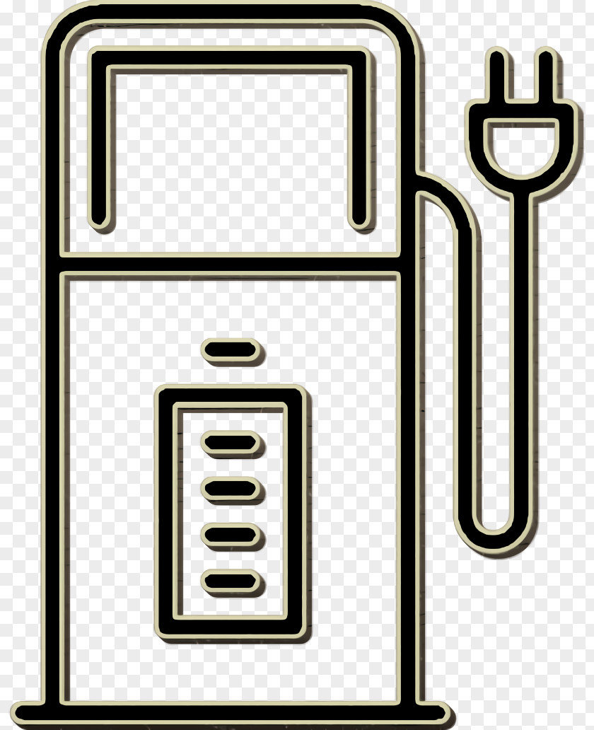 Charger Icon Ecology Line Craft Electricity PNG