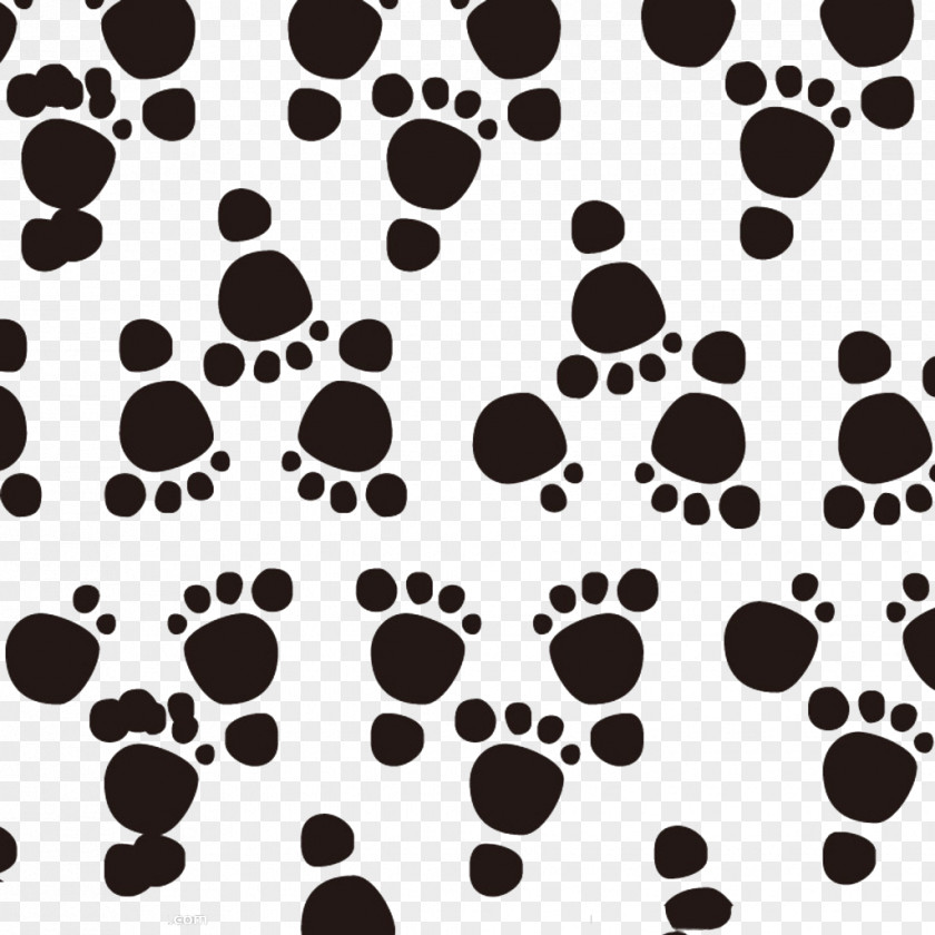 Free Matting Footprints Black And White PNG