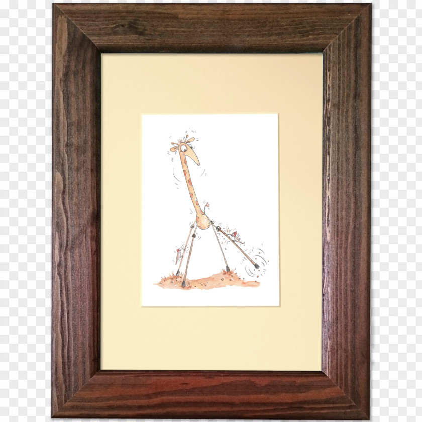 Giraffe Wood Picture Frames Stilts /m/083vt PNG