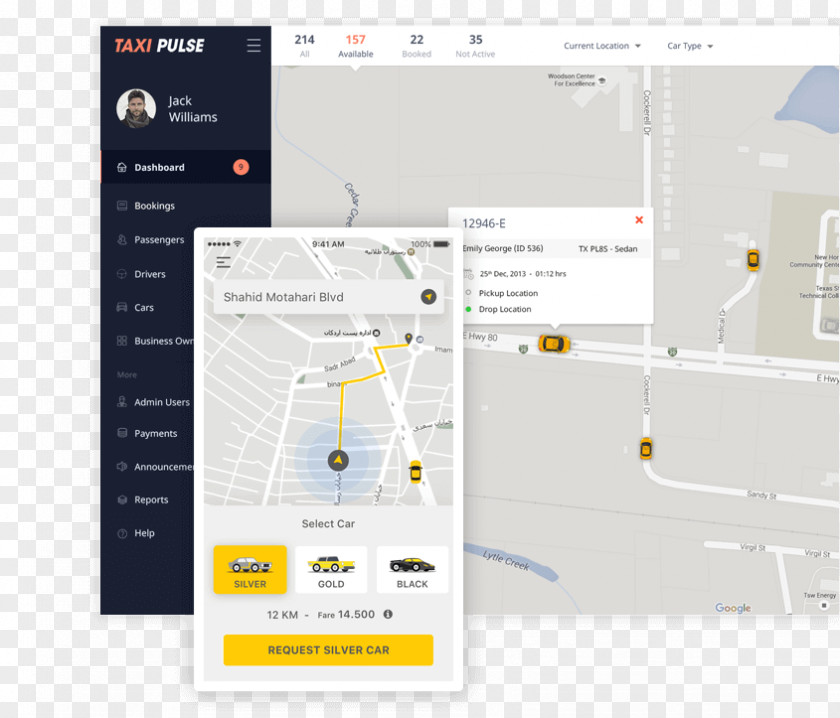 Taxi E-hailing Uber Dispatch PNG